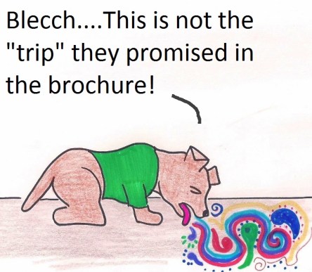 Blecch...This is not the "trip" they promised in the brochure!