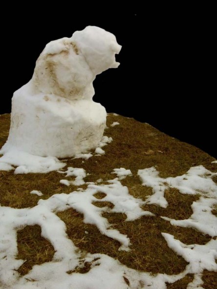 Snowby lists to starboard.