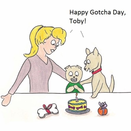 Happy Gotcha Day, Toby!