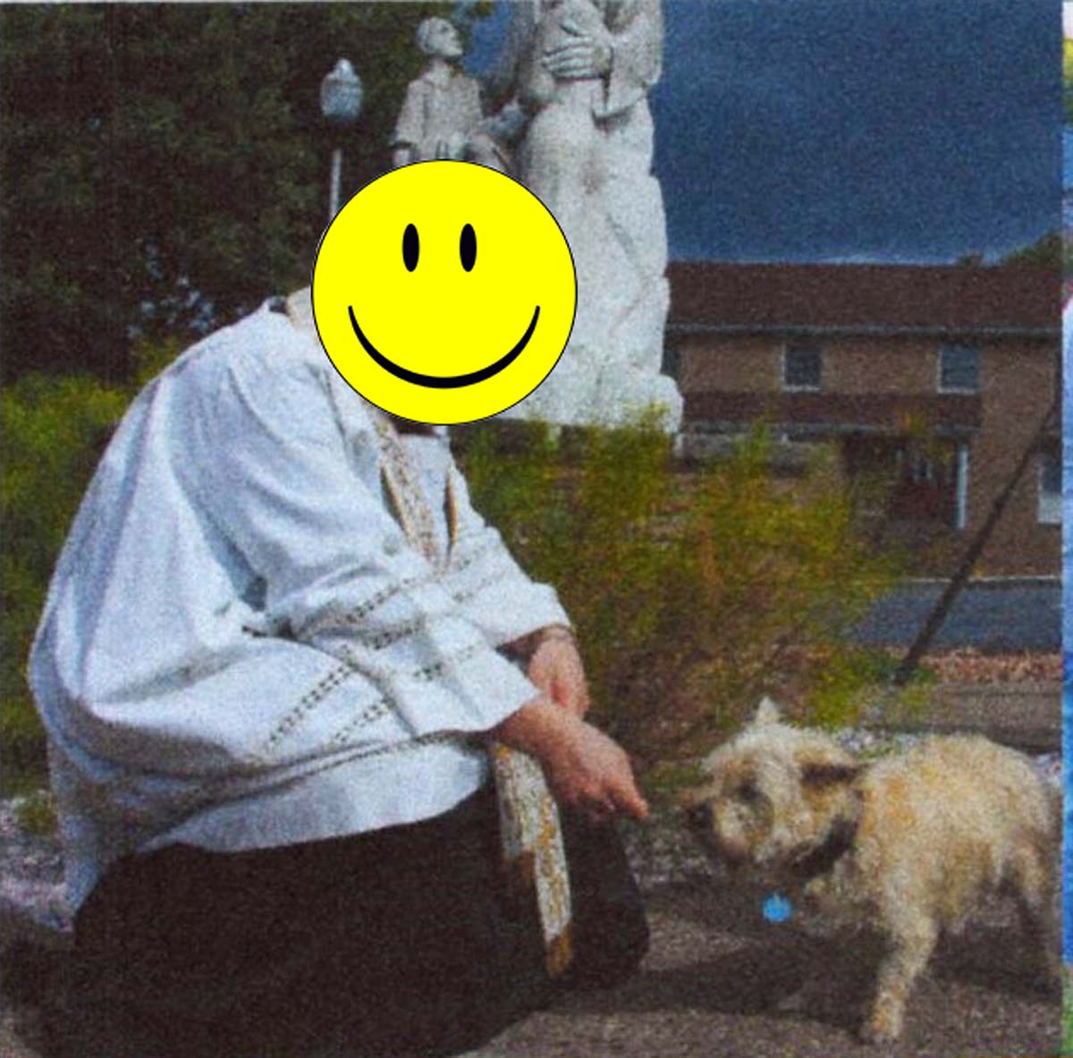 Look at me! I'm getting blessed!