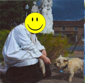 Look at me! I'm getting blessed!