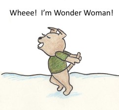 Whee! I'm Wonder Woman!