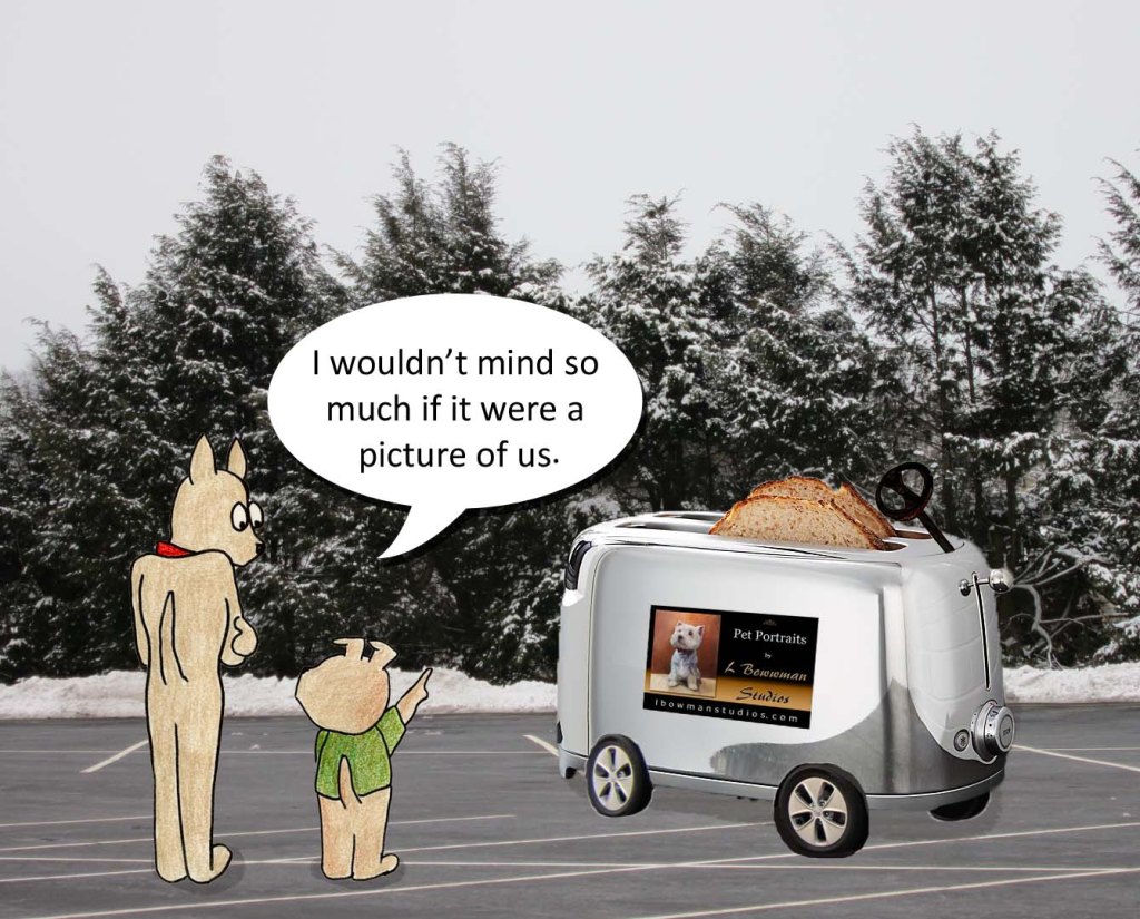 I wouldn't mind so much if it were a picture of us.